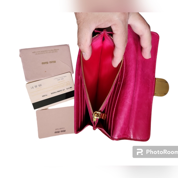 MIU MIU Wallet fusia color - Picture 8 of 16
